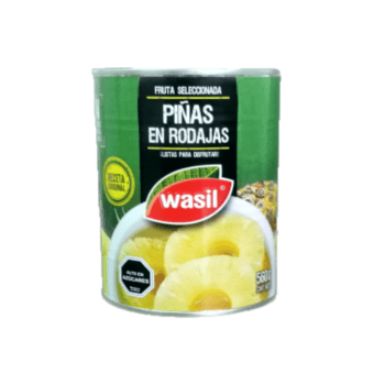 Piña en Rodajas Wasil 560 Gr. - Comercial Schuster